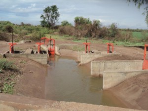 Sistema de distribución de agua de riego
